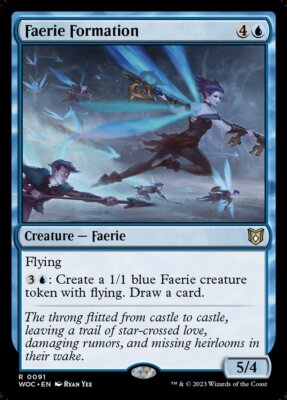 MTG Faerie Formation (91/208) Wilds of Eldraine Commander LP
