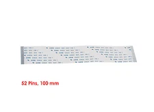 2Pcs PCIE AWM 20624 80C 60V VW-1 52 pin FFC Flexible Flat Cables 100mm 4" Long 