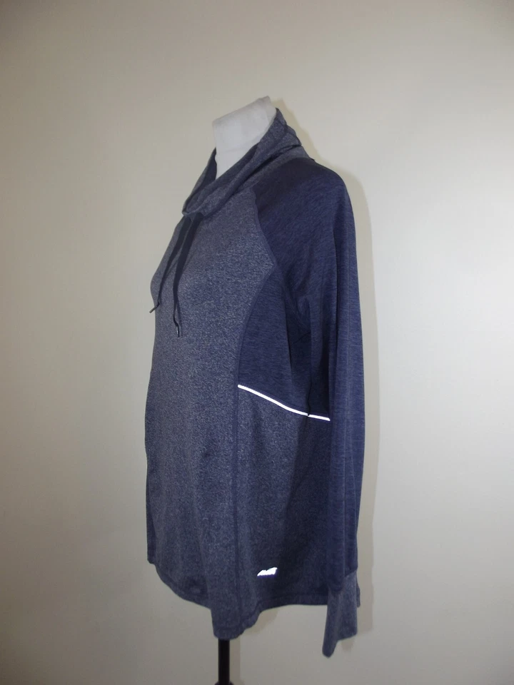 Top Avia para mujer ropa deportiva activa - grande - agujeros para pulgar azul jaspeado Foto 3 de 4