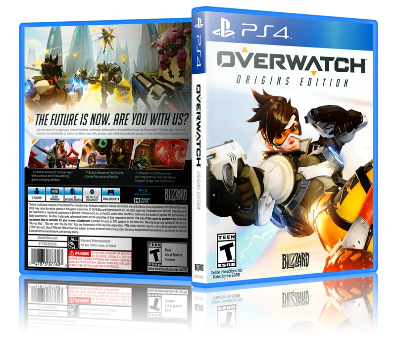 katolsk tør skarp Overwatch - Replacement PS4 Cover and Case. NO GAME!! | eBay