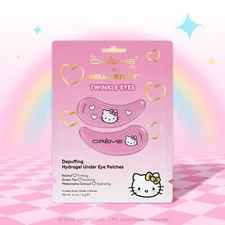 Hello Kitty Twinkle Eyes Depuffing Hydrogel Under Eye Patches 6 pack