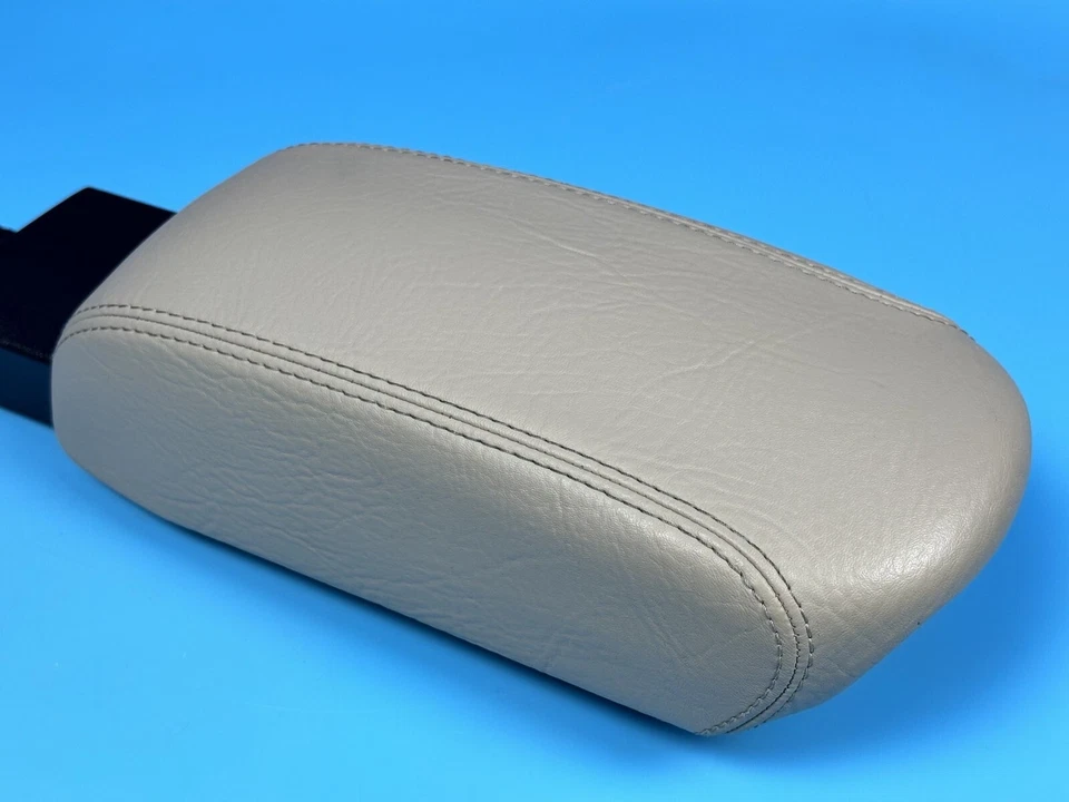 Fiat 500X 2016 2017 2018 consola central cuero beige reposabrazos tapa cubierta OEM Foto 3 de 4