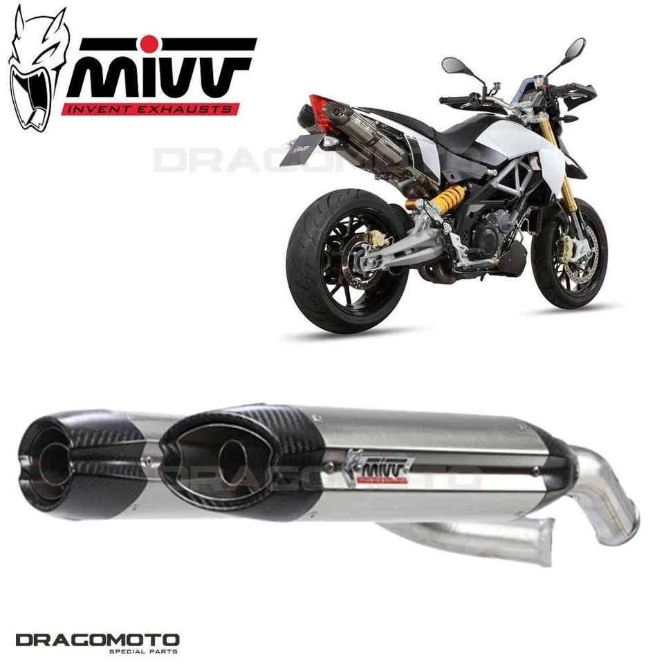 double échappement APRILIA DORSODURO 1200 2012 2013 MIVV Suono - Photo 1/4