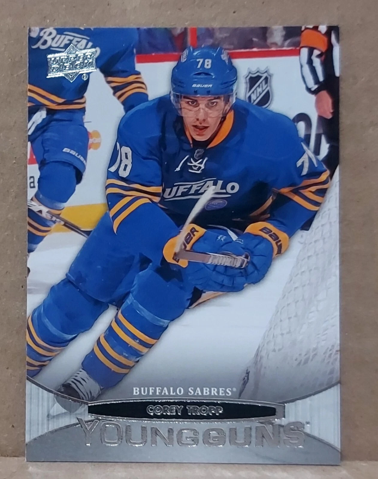 Corey Tropp trading card