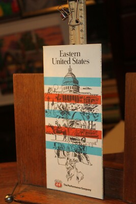 Vintage Phillips 66 Eastern United States Tour Guide Travel Brochure Map