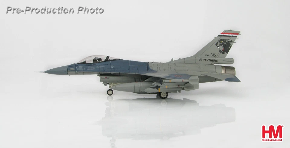 Hobby Master 1/72 HA3863 F-16C Fighting Falcon IQAF 9 FS Black Panthers - Изображение 3 из 4