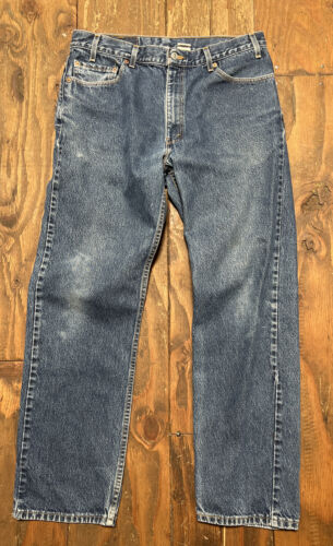 VTG 80's Levi's 505 0217 Red Tab Indigo Jeans USA 