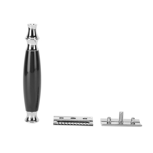 Coltello da barba di sicurezza lama doppia faccia uomo manuale staccabile per MUF - Foto 3 di 16