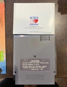 Sesame Street 123 Nintendo NES Complete in Box CIB with Poster - Box Excellent!