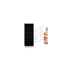 Cute Nose Rings for Women, Surgical Stainless Steel Studs 7mm, Rainbow