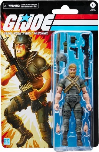 Hasbro G.I. Joe Classified Retro Series Rock 'N Roll Action Figure MOC
