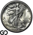 1934-D Walking Liberty Half Dollar, Swirling Luster, Gem BU++