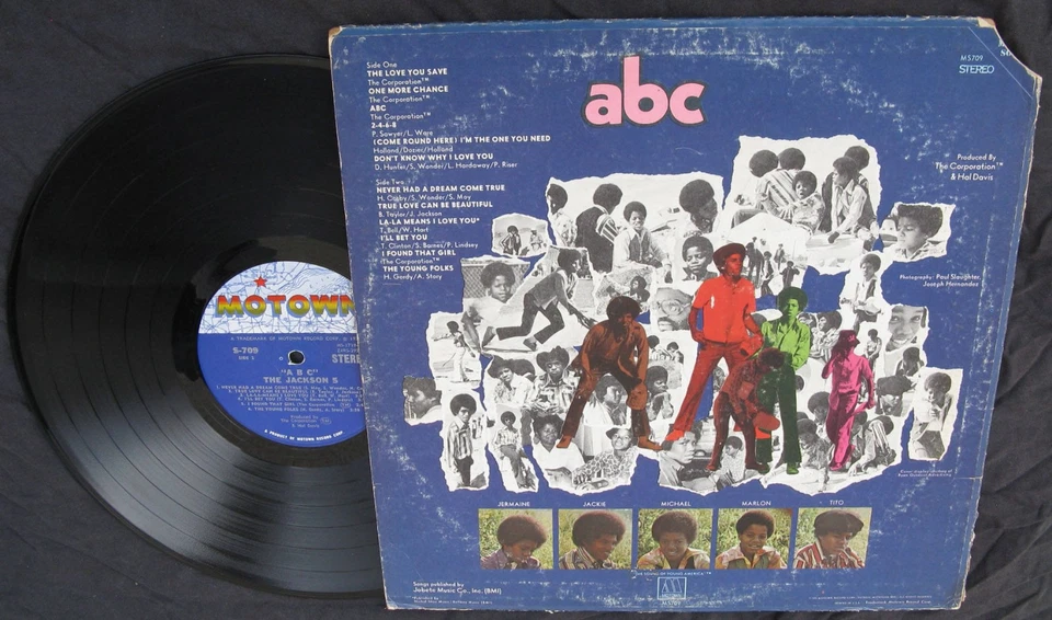 Michael Jackson 5 Five J5 ABC Album Disque 33t 12" LP Vinyl Record Disc 1970 - Image 2 of 4