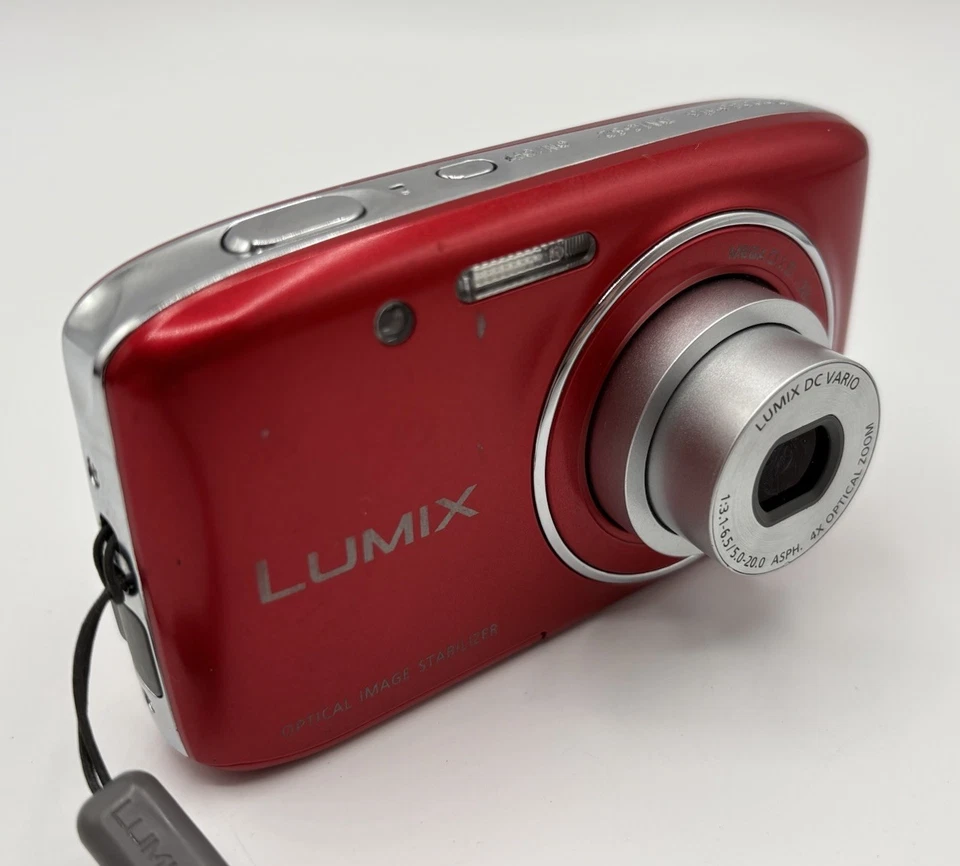 Panasonic LUMIX DMC-S2 14.1MP Digital Camera - Red, photo 1 of 5