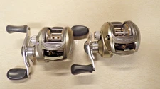 2 - BASS PRO SHOPS FISHING REELS - PRO QUALIFIER ( 7:1:1 & 6:4:1 GEAR RATIO )