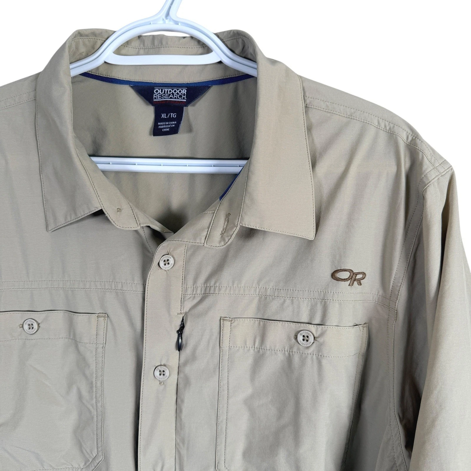 OR Outdoor Research Button Up Shirt Mens XL Beige S/S Hiking Technical Pocket
Opens in a new window 