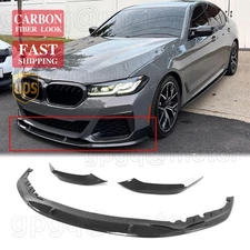 For BMW 5 Series G30 540i M Sport M550i 2017-19 MP Style Carbon Front Bumper Lip