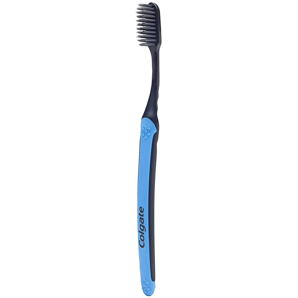 Colgate Slimsoft Floss-Tip Charcoal Toothbrush, Soft (4 Count) - Image 4 of 4