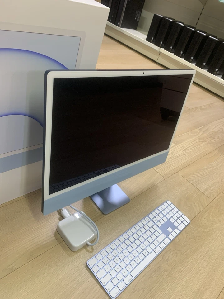 iMac 24 inch M1 Processor 16GB RAM 512GB SSD 4.5K Retina 2021 Blue Locked (2) - Image 2 of 4