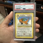 1999 Pokémon WOTC Black Star Promo #5 Dragonite WB Stamp Movie Promo PSA 7