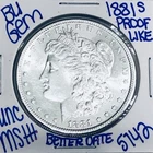 1881 S BU UNCIRCULATED MORGAN SILVER DOLLAR AUTHENTIC U.S.MINT FREESHIPPING 5742