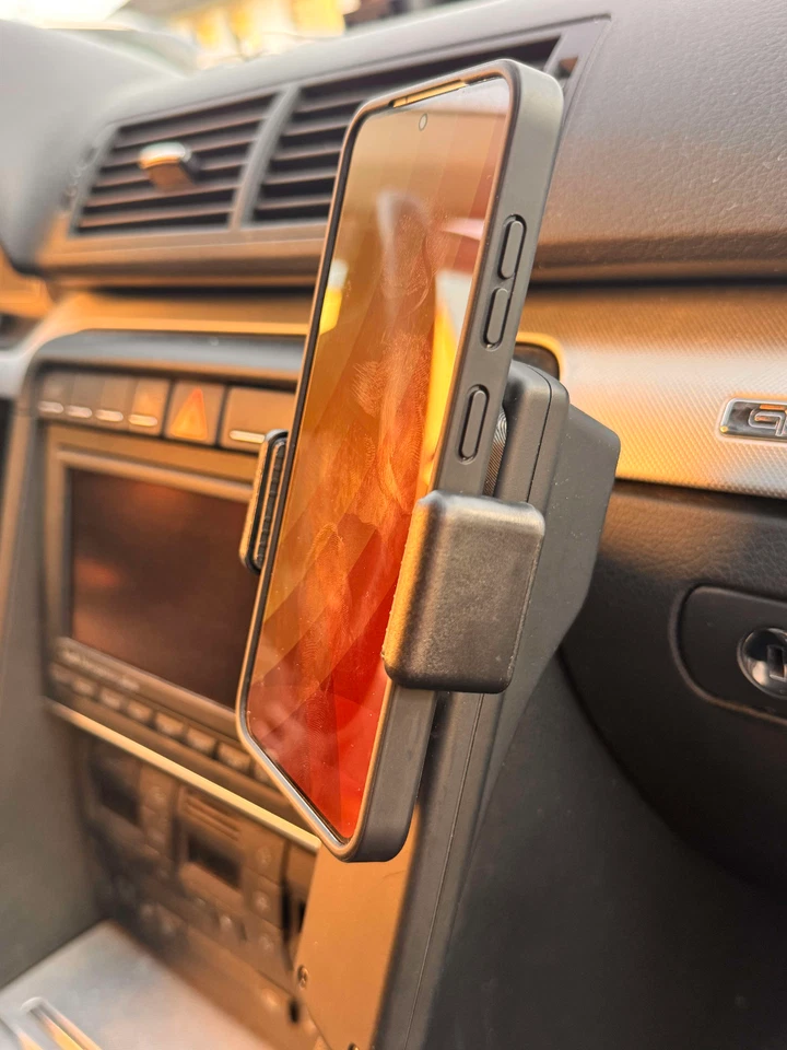 Handyhalter Audi A4 B6 B7 – Smartphone Halterung Konsole Adapter - Bild 3 von 4