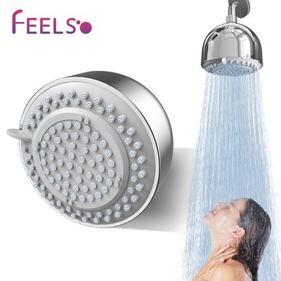 FEELSO 5 Spray Settings Shower Head with High Pressure & Water Softener