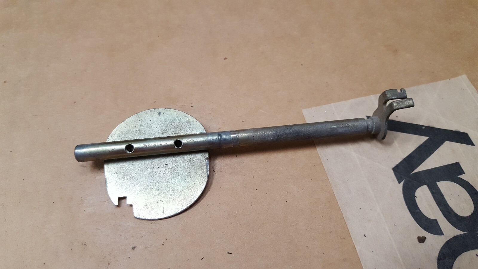 1982 Honda CM450C CB450SC carburetor right side choke shaft flap ASSY