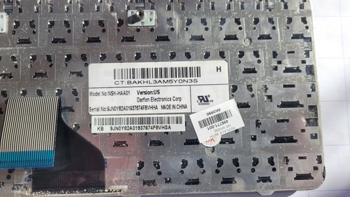 HP Compaq Presario CQ60 Laptop Keyboard w/ Pointer NSK-HAA01/496771 - Picture 3 of 3
