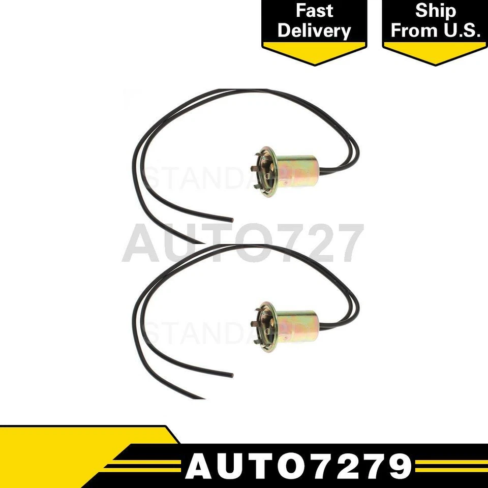 Enchufe de luz de señal de giro de encendido estándar de 2 piezas para Plymouth Fury II Foto 2 de 2