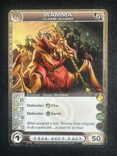 Chaotic TCG Mid E 2 Max CW Wamma Flame Guard 24/100 FAS 1st Ed Pre-Release LP/MP