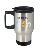 Funny Carpenter Construction Worker Mug - You're Both Nuts- Funny Valentines...