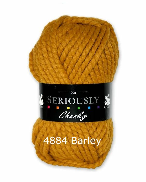 Cygnet Seriously Chunky 4884 Barley 100g Wool Yarn