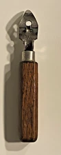 Vintage Edlund Co Inc. Wood Handled Combo Can & Bottle Opener Made in USA!