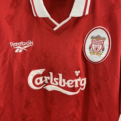 Liverpool Home Football Shirt 1996/98 Adults XL Reebok C859 | eBay UK