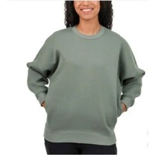 TUFF Athletics Lg Sweatshirt Fleece Crewneck Pullover Shirt Pockets Activewear