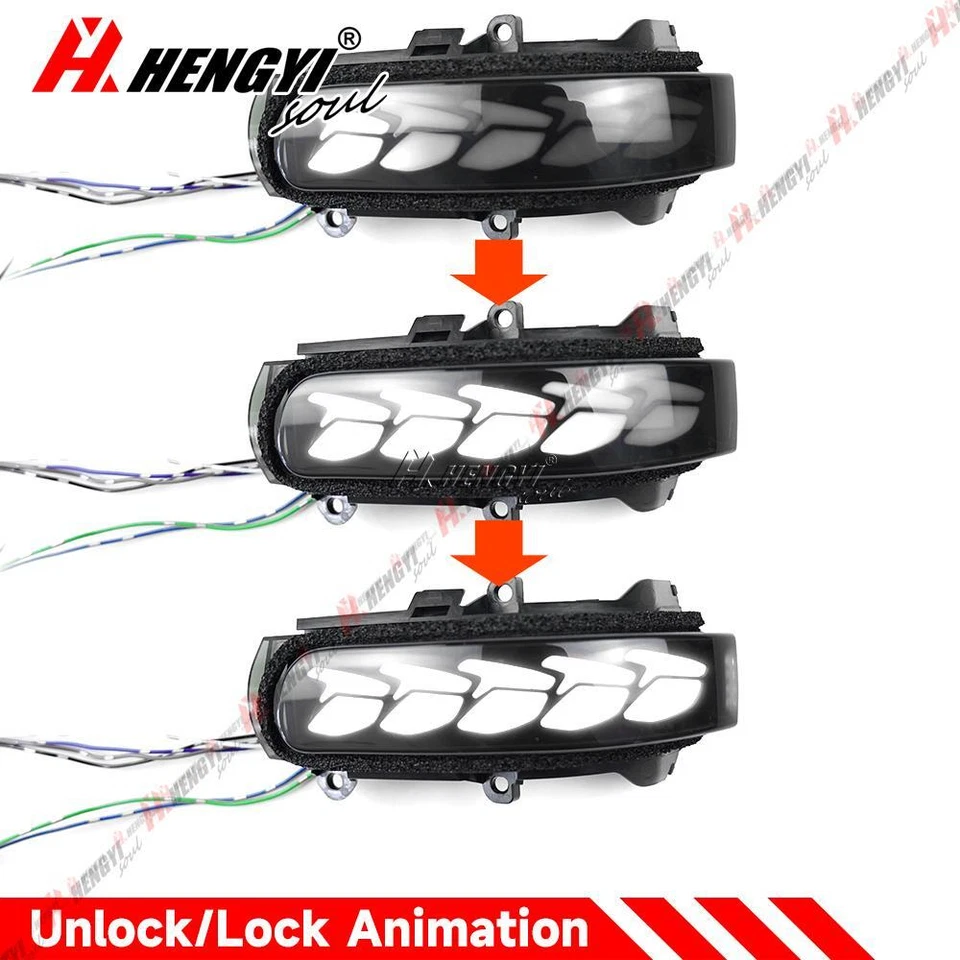 Sequential LED Mirror Turn Signal Light Lamp For Scion TC 2011-2016 XB 2008-2015 - Image 3 of 4