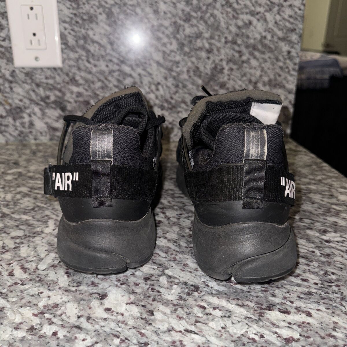 Used Size 10 - Nike Air Presto x Off-White Low Black Used Size 10 - Nike Air Presto x Off-White Low Black