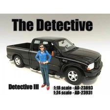 "THE DETECTIVE #3" FIGURE FOR 1:18 SCALE MODELS BY AMERICAN DIORAMA 23893