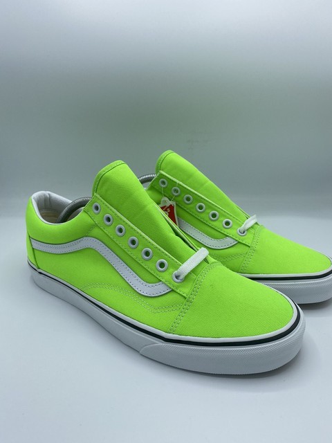 vans old skool neon green