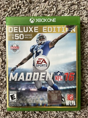 Madden NFL 16 for Xbox One (2015) - Good Condition, Fast Shipping!