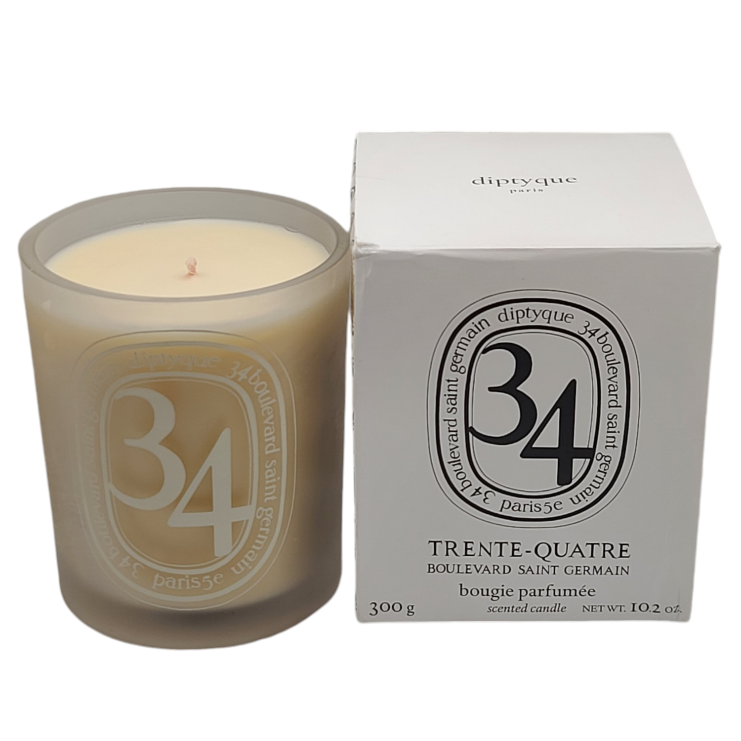 Diptyque 34 Boulevard Saint Germain Candle 300g/10.2oz *New in Box*