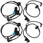 Front and Rear Left&Right ABS Wheel Speed Sensor 2 Pair for Chevy Silverado✅?