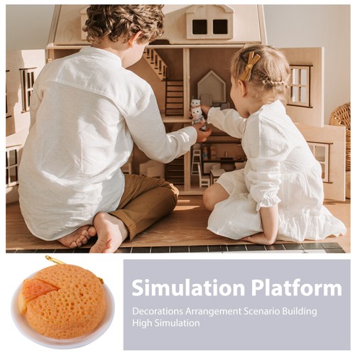 Modelo miniatura de comida y juego para casa de muñecas infantil accesorios para pasteles de cumpleaños › Decoración - Imagen 4 de 12