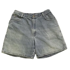 Vintage 1980’s Gitano Denim Blue Jean High Rise Mom Shorts Size 30
