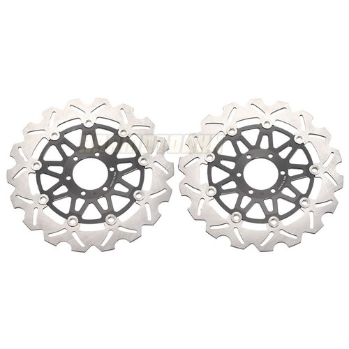 Front Brake Disc Rotor For Yamaha FZR400RR 4DX 1992 FZ400 (4YR1) 1996 FZR400 3TJ - Foto 3 di 3
