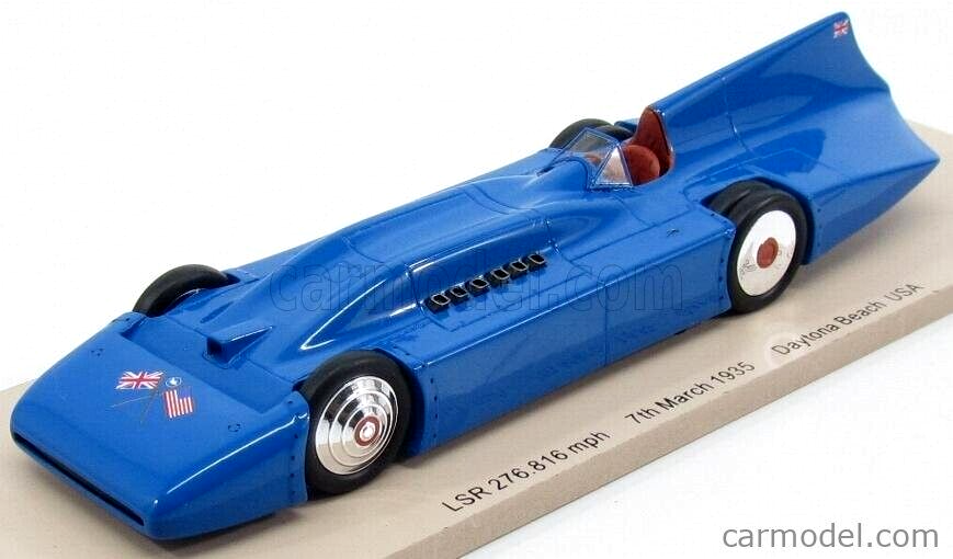 BIZARRE 1/43 BLUEBIRD LAND SPEED RECORD LSR MALCOLM CAMPBELL DAYTONA BEACH 1935