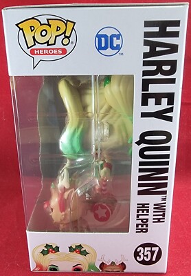 Harley quinn with helper funko # 357 (nib) With Pop Protector | eBay