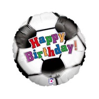 Karaloon Beschrifteter FußBall Folienballon Mit Happy Birthday