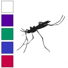 Bug Mosquito Pest, Vinyl Decal Sticker, Multiple Colors & Sizes #2905